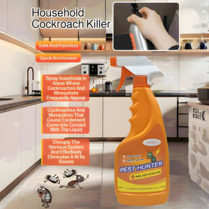 Cockroach Killer Spray Household Insecticide For Home Pest Control Anti Roach Whole Nest Elimination Non Toxic Long Lasting Indoor Use