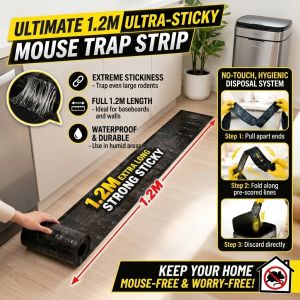 Extra Large Sticky Mouse Trap Board Strong Adhesive Rat Glue Trap 1.2M Rodent Catcher Pest Control