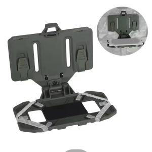 SINAIRSOFT Tactical Foldable Mobile Phone Navigation Board MOLLE Stand Outdoor Sports Cycling Foldable Mobile Phone Storage Carrier