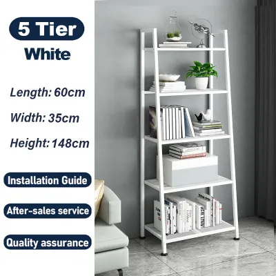 4 Tier 150 x 59cm Shelf Unit Big Rak Buku Carbon Steel Storage Shelves Rack