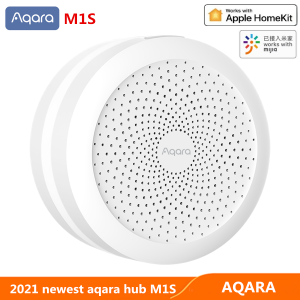 Aqara Smart home Hub Gateway M1S zigbee 3.0 wifi Multimode connection with Led light Speaker works with xiaomi mijia APP Mi home /homekit