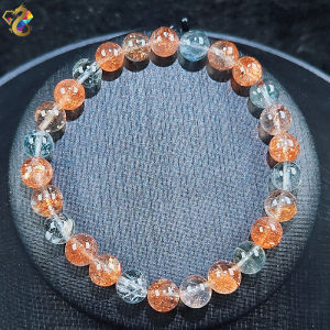 Graduation Grade Golden Strawberry Sunstone Arusha Bracelet