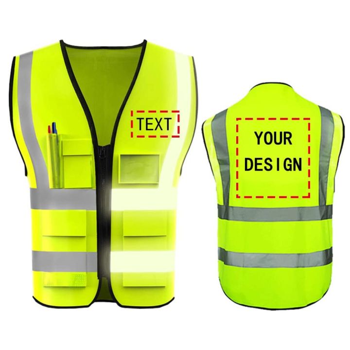 2023 Safety Vest With Reflective Strips For Engineer Construction ...