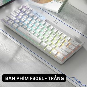 Bàn Phím Có Dây AULA F3061 - Bàn Phím Chơi Game 64 Phím Có RGB Giao Diện USB Và Chuột S50