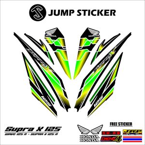 Stiker striping SUPRA X 125 - WAVE 125 R grafis variasi 015