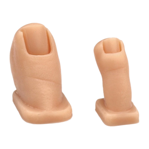 Flexible Realistic Toe Nail Practice Set With Detachable Design For Professional Manicure Training