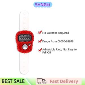 SHNGki Electronic Finger Counter Ring Finger Click Portable Resettable Digital Display Counter Golf Count Braided Prayer Accessories