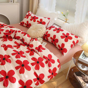 Bộ Chăn Ga CÓ VỎ CHĂN 100% Cotton TỰ NHIÊN - Cotton LiVing Dùng Cho Gia Đinh Homestay... KiMi Decor