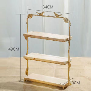 🔥Trending Gold Dessert Tower Set Multi-Layer Cake & Cupcake Display Rack for Wedding✨ #PartyEssential