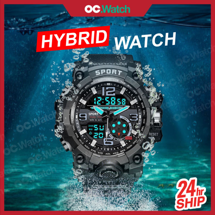 Jam tangan hybrid best sale