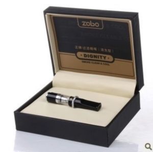 Zobo ZB207 Pipa Filter Saringan Asap Permanen Khusus 8mm Metode Microhole Warna Hitam