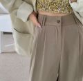 Loose pants Wanita - Trousers Wanita - Celana Anti Kusut - Celana Highwaist Wanita - Celana Kulot Wanita - Celana Kerja Anti Kusut. 