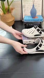 Beach Slippers For Home High-End Thick-Soled Clogs For Women Non-Slip Closed-Toe Eva Sandals For Men Summer