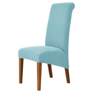 High Back Universal High Elasticity Chair Cover Jacquard  XL Size Chair Covers Dining Room Kitchen Office Home Corn Flannel