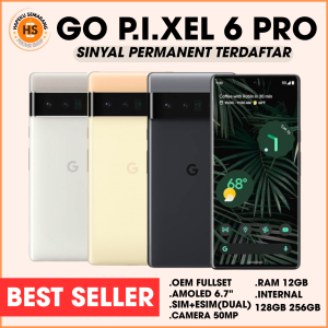Google Pixel 6 PRO 12/128GB SINYAL TERDAFTAR AMAN Super Mulus Like New Bergaransi Original GOPIX 6 PRO GP 6 PRO