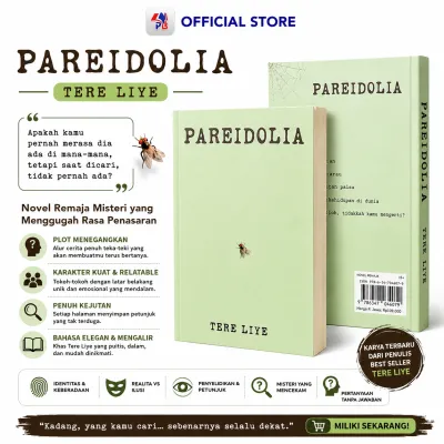 Buku Novel tere Liye : Pareidolia - Soft Cover / SABAK GRIP