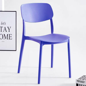 Nordic Chair Plastic Chair Dining Chair Coffee Chair Study Chair Multi-Color Candy Chair