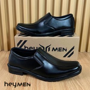 Sepatu Pantofel Pria Slip On Kulit Pu Leather Sepatu Formal