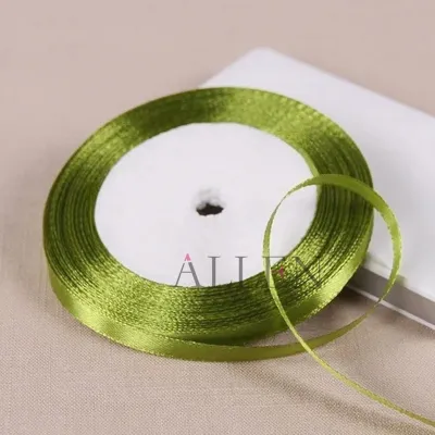 (1/4 x 25Yards/roll) 6mm Satin Ribbon For Gift WrappingHair BowsWreathWedding Party Decoration Ribbon roll