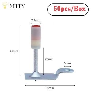 MIFFY Steel Nails Mini Rivet BUY 1 TAKE 1 100PCS Ceiling Wall Tool Anchor Trough Device Home Fastener Metal Working Tool Rivet Heavy Duty Nail Gun Nail Machine Nail