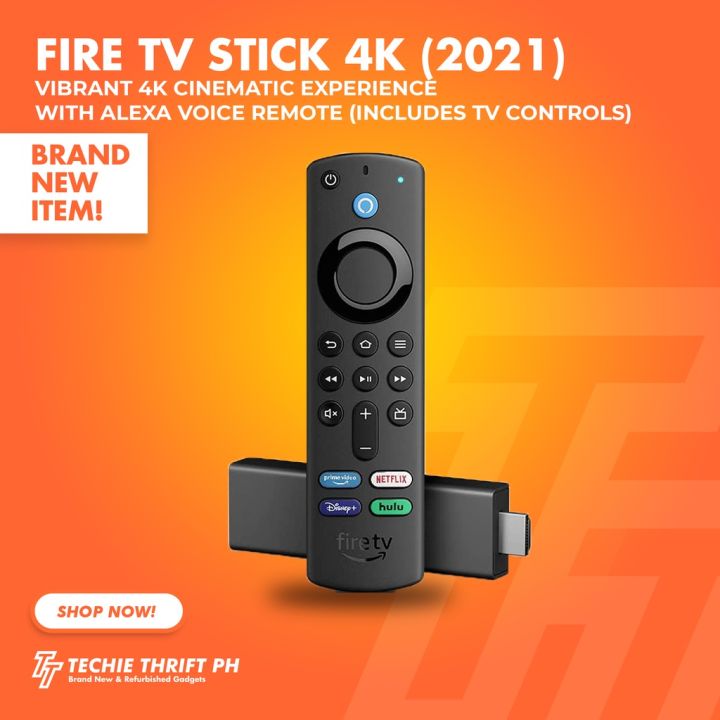 Amazon Fire TV Stick 4K with Alexa Voice Remote (includes TV controls ...