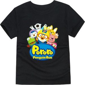PVJ kaos pororo anak perempuan dan laki laki Tshirt Combed 30s