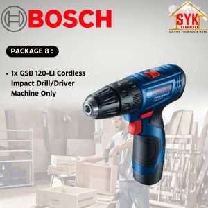 SYK BOSCH Brushless Cordless Drill GSB120-LI Cordless Impact Driver Cordless Impact Drill Battery (Gen 2) - 06019G81L0