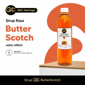 Sirup Butterscotch 640ml Minuman GKC Heritage