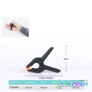 Nylon Spring Clamp Wood working Backdrop Clip / Holder 3" 4" 6"