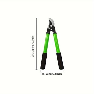 Multi-functional Heavy-duty Pruning Shears - Sharp SK5 Carbon Steel Blade Portable Gardening Tool for Thick Branches and Fruit Tree Fruit Flower Stems Hand Pruning Scissors Labor-saving Pruning Tool Gardening Supplies