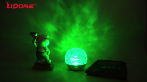 Practical Projection Lamp Round Shape Soft Light Night Lamp Plastic Texture for Enhancing Room Aesthetics and Comfort