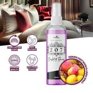 Aromique 207 BASKET OF FLOWERS Disinfectant Room and Linen Disinfectant Spray Home Scents Fragrances