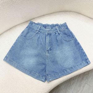 Quần short jean Bigsize nữ dáng A lưng cao eo chun phom thể thao năng động cá tính size 60-100kg - Q555