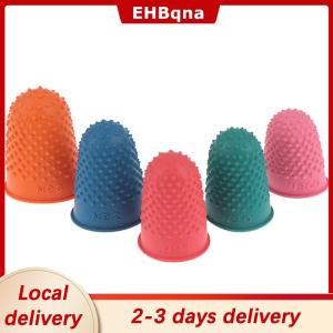 [COD]  HOT SALE Ship within 24 hours 5Pcs Counting Cone Rubber Thimble Protector Sewing Quilter Finger Tip Craft