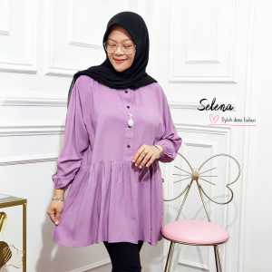 Atasan Blouse Wanita Model Sellena Rayon Busui Friendly