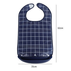 Elderly Pockets Adult Bib Elderly Silicone Waterproof Bibs Adult Bib Silicone Waterproof Meal Pocket