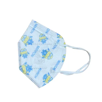 Combo 2 khẩu trang y tế em bé 4 lớp N95 hoạt hình chính hãng Cửu Long Face Mask ( Hộp 10 cái )