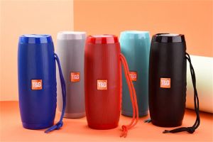 T&G TG-157 LED Colorful Lights Subwoofer Portable Sports Bluetooth Speaker support TF Card AUX and USB Function