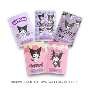 Kuromi Notebooks | Personalized Notebooks for kids | 5pcs per pack 50-80Lvs | Writing Composition