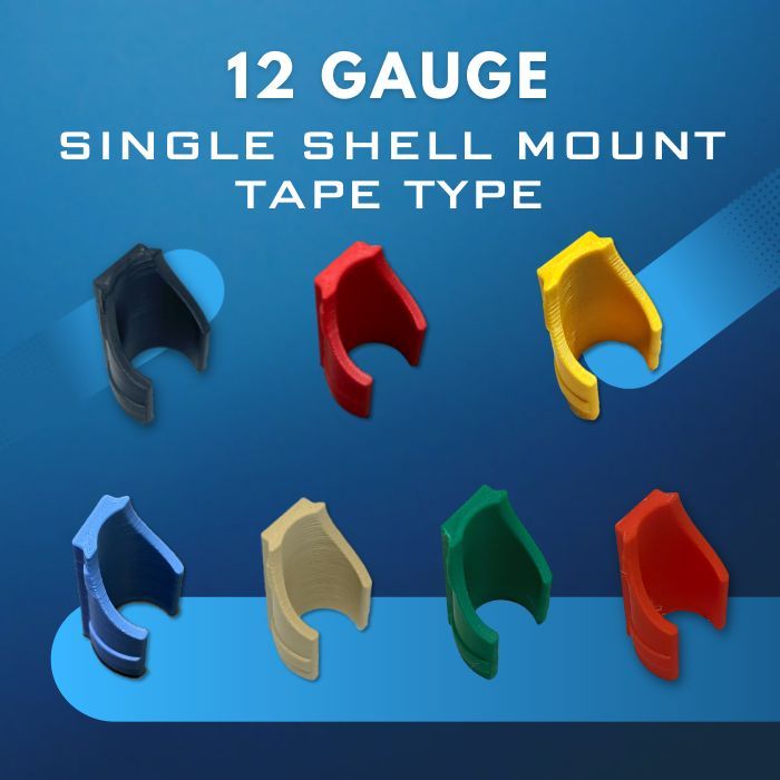 แผ่นติดตั้งลูกขนาด 12 GA แบบเดี่ยว ชนิด เทปกาว - Single Shell Mount ...
