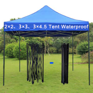 3x3 3x4.5 3x6 Meters Canopy Tent Adjustable Waterproof Retractable Tents Heavy Duty Outdoor Car Tents Garage Tents Red/Blue