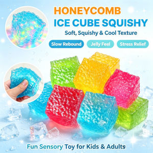 Honeycomb Cube Sensory Squeeze Toy Slow Rebound Squishy Fidget Toy Stress Relief Toy