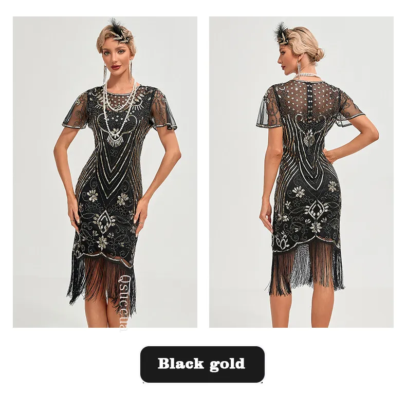 1920s Flapper Dress Plus Size S-4XL Women's Fashion Vintage Great