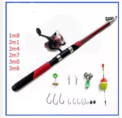 Bộ Cần Câu Máy Shimano Từ 1M8 Đến 3M6 Tặng Kèm 9 Phụ Kiện Chất Liệu Cao Cấp