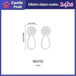 5Pcs Kancing Pembesar Celana Jeans Elastis Metalic Button Extender Aksesoris Kancing Jeans Pengait Celana Kebesaran Bisa Dilepas Detachable Waist Button Tanpa Dijahit