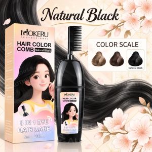 【BUY 1 TAKE 1】Permanent Hair Dye Comb (200ml) — Gentle Formula Suitable For Sensitive Scalps Covers Gray Hair 3-In-1 Care & Dye Comb Multiple Shades Available
