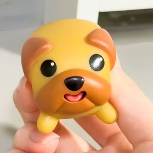 Lovely Puppy Tongue Out Squeeze Toy Stress Relieve Soft Cute Dog Fidget Toy Gift for Kids