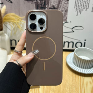 Soft Bright Glossy Candy Magnetic Case For iPhone 16 11 13 15 14 12  Pro Max Shockproof Silicone Cover