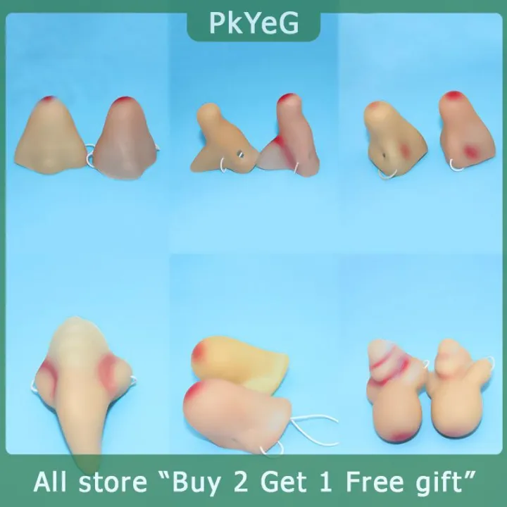 [COD] PkYeG KITCHEN 1PC Dressing Up Nose For Halloween Witch Nose Funny Dress Up Cosplay Prop Wicked Witch Nose Costume Accessory