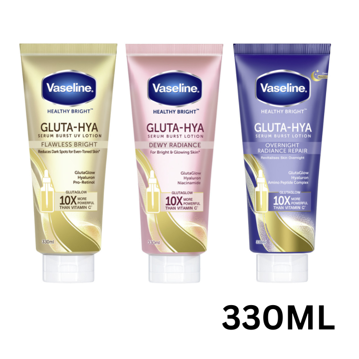 Vaseline Gluta Hya 330ML / 200 ML Original Body Lotion Serum